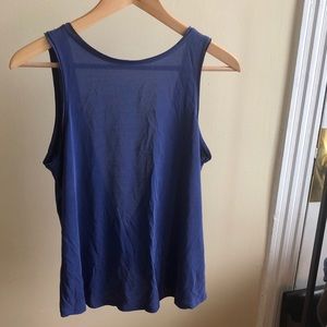 Urban Outfitters blue swoop back tank top (S)